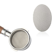 Load image into Gallery viewer, Stainless Steel Sintered Sheet Coffee Splash Filter, Size: 58mm x 1.7mm, 51mm x 1.7mm, 51mm x 1mm, 53mm x 1.7mm, 53mm x 1mm, 58mm x 1.7mm