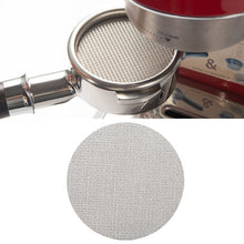Load image into Gallery viewer, Stainless Steel Sintered Sheet Coffee Splash Filter, Size: 58mm x 1.7mm, 51mm x 1.7mm, 51mm x 1mm, 53mm x 1.7mm, 53mm x 1mm, 58mm x 1.7mm