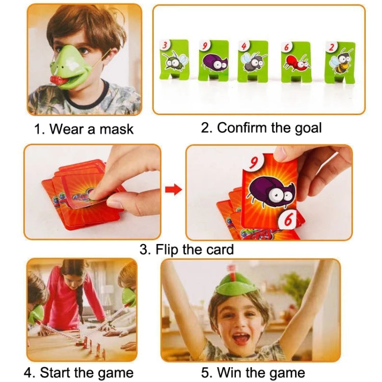 BY-0003 Frog Tongue Out Board Game Parent-child Interactive Desktop Toy