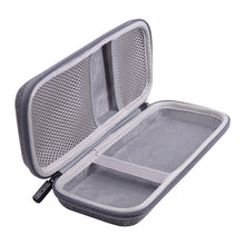 Load image into Gallery viewer, Mobile Phone Power Bank Data Cable EVA Storage Bag, Gray, Black