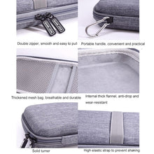 Load image into Gallery viewer, Mobile Phone Power Bank Data Cable EVA Storage Bag, Gray, Black