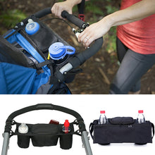Load image into Gallery viewer, Baby Stroller Rear Hanging Bag Baby Bottle Cup Bag, Black, Red