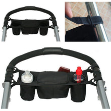 Load image into Gallery viewer, Baby Stroller Rear Hanging Bag Baby Bottle Cup Bag, Black, Red
