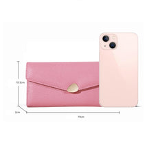 Load image into Gallery viewer, 87P Litchi Pattern Multifunctional Large Capacity Wallet Phone Bag, Yellow, Green, Blue, Black, Pink, Red Wine, Brown