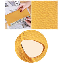 Load image into Gallery viewer, 87P Litchi Pattern Multifunctional Large Capacity Wallet Phone Bag, Yellow, Green, Blue, Black, Pink, Red Wine, Brown