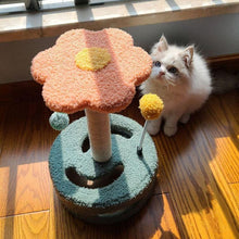 Load image into Gallery viewer, Cat Climbing Rack Small Turntable Cat Scratching Board Toy, Turntable Yellow, Turntable Pink