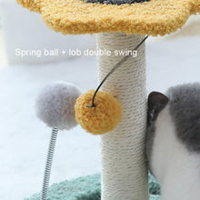 Load image into Gallery viewer, Cat Climbing Rack Small Turntable Cat Scratching Board Toy, Turntable Yellow, Turntable Pink