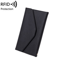 Load image into Gallery viewer, 1655 RFID Anti-magnetic Anti-theft Passport Bag Document Bag Card Bag, Black, Orange, Deep Blue, Red, Pink, Dark Green, Light Green, Royal Blue, Rose Red, Grass Green