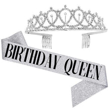 Load image into Gallery viewer, WM-02 Crystal Diamond Birthday Party Wedding Updo Crown, Color: Gold Queen Set1, Silver, Gold, Rose Gold, AB Diamond, Gold Queen, AB Silver Queen, Silver Queen, Rose Gold Queen, Golden Queen, Silver Girl, AB Gold Girl, Gold Girl, Rose Gold Girl        ...
