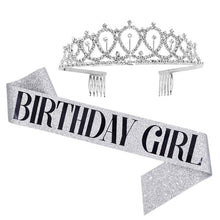 Load image into Gallery viewer, WM-02 Crystal Diamond Birthday Party Wedding Updo Crown, Color: Gold Queen Set1, Silver, Gold, Rose Gold, AB Diamond, Gold Queen, AB Silver Queen, Silver Queen, Rose Gold Queen, Golden Queen, Silver Girl, AB Gold Girl, Gold Girl, Rose Gold Girl        ...