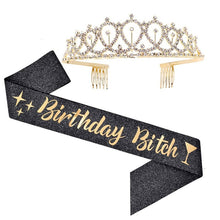 Load image into Gallery viewer, WM-02 Crystal Diamond Birthday Party Wedding Updo Crown, Color: Gold Queen Set1, Silver, Gold, Rose Gold, AB Diamond, Gold Queen, AB Silver Queen, Silver Queen, Rose Gold Queen, Golden Queen, Silver Girl, AB Gold Girl, Gold Girl, Rose Gold Girl        ...
