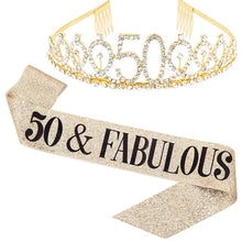 Load image into Gallery viewer, WM-02 Crystal Diamond Birthday Party Wedding Updo Crown, Color: Gold Queen Set1, Silver, Gold, Rose Gold, AB Diamond, Gold Queen, AB Silver Queen, Silver Queen, Rose Gold Queen, Golden Queen, Silver Girl, AB Gold Girl, Gold Girl, Rose Gold Girl        ...