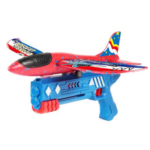 Load image into Gallery viewer, BY-0212 Foam Plane Hand Throw Catapult Aircraft Launcher Glider Model, Blue Catapult + 4 x Planes Random Color