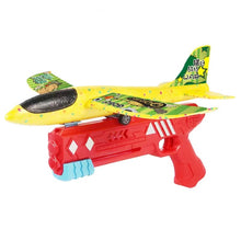 Load image into Gallery viewer, BY-0212 Foam Plane Hand Throw Catapult Aircraft Launcher Glider Model, Blue Catapult + 4 x Planes Random Color