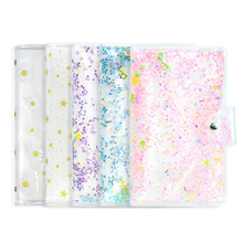 Load image into Gallery viewer, CAIUL 3 Inch PVC Photo Album Large Capacity Collection Commemorative Book, Purple Stream Sand, Pink Stream Sand, Blue Stream Sand, Golden Stars, Cute Daisy