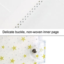 Load image into Gallery viewer, CAIUL 3 Inch PVC Photo Album Large Capacity Collection Commemorative Book, Purple Stream Sand, Pink Stream Sand, Blue Stream Sand, Golden Stars, Cute Daisy