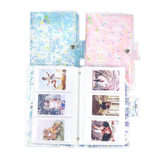 Load image into Gallery viewer, CAIUL 3 Inch PVC Photo Album Large Capacity Collection Commemorative Book, Purple Stream Sand, Pink Stream Sand, Blue Stream Sand, Golden Stars, Cute Daisy