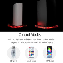 Load image into Gallery viewer, Game Console Symphony Cooling Base For Microsoft XBOX Series X/S, RGB Cooling Base, Cooling Fan-Ordinary)