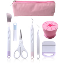 Load image into Gallery viewer, Vinyl Weeding Tool Set DIY Silhouette Embossed Engraving Tool, 5 In 1, 6 In 1, 5 In 1+Cutting Pad, 6 In 1+Cutting Pad, 5 In 1+Recycler+Bag, 6 In 1+Recycler+Bag, 5 In 1+Recycler+Pen Holder, 6 In 1+Recycler+Pen Holder