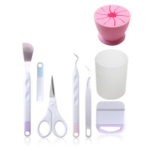 Load image into Gallery viewer, Vinyl Weeding Tool Set DIY Silhouette Embossed Engraving Tool, 5 In 1, 6 In 1, 5 In 1+Cutting Pad, 6 In 1+Cutting Pad, 5 In 1+Recycler+Bag, 6 In 1+Recycler+Bag, 5 In 1+Recycler+Pen Holder, 6 In 1+Recycler+Pen Holder