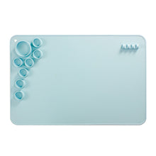 Load image into Gallery viewer, Silicone Children Drawing Pad Wipeable Washable Paint Palettes, Blue, Pink