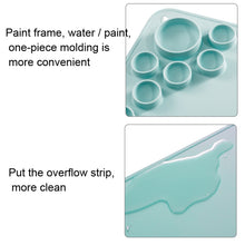 Load image into Gallery viewer, Silicone Children Drawing Pad Wipeable Washable Paint Palettes, Blue, Pink