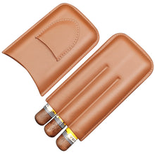 Load image into Gallery viewer, X11 Portable Cigar Holster Sealed Humidor Travel Snow Plus Cigarette Case, Brown, Black, Brown With Cut, Black With Cut