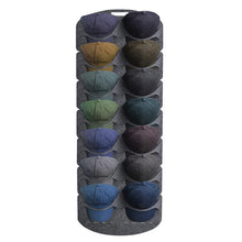 Load image into Gallery viewer, Felt Baseball Cap Display Stand Non-woven Hanging Storage Bag,Style: 7 Grids Single Row 3mm, 14 Grids Double Row 3mm, 7 Grids Single Row 3mm