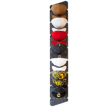 Load image into Gallery viewer, Felt Baseball Cap Display Stand Non-woven Hanging Storage Bag,Style: 7 Grids Single Row 3mm, 14 Grids Double Row 3mm, 7 Grids Single Row 3mm