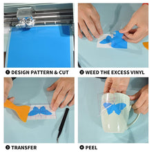 Load image into Gallery viewer, Candy -Colored Pharomsurium Self -Adhesive PVC Vinyl  Craft Sign Making, 30 x 50cm, 30 x 100cm