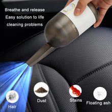 Load image into Gallery viewer, Desktop Mini Rechargeable Handheld Vacuum Cleaner, White, Black, Green