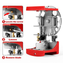 Load image into Gallery viewer, Stainless Steel Adjustable Handheld Quick Wire Stripper, Plastic Plate, Metal Plate