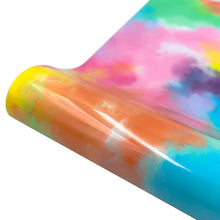 Load image into Gallery viewer, Clouds Watercolor Tie Dye Heat Transfer Vinyl Make Sign Pattern Cricut Film, 30x 50cm, 50 x 100cm