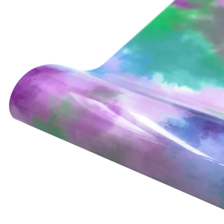 Clouds Watercolor Tie Dye Heat Transfer Vinyl Make Sign Pattern Cricut Film, 30x 50cm, 50 x 100cm