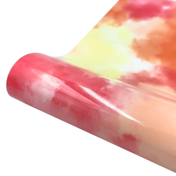 Clouds Watercolor Tie Dye Heat Transfer Vinyl Make Sign Pattern Cricut Film, 30x 50cm, 50 x 100cm