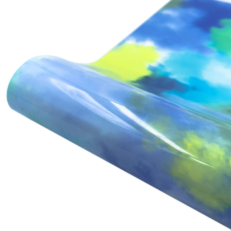 Clouds Watercolor Tie Dye Heat Transfer Vinyl Make Sign Pattern Cricut Film, 30x 50cm, 50 x 100cm