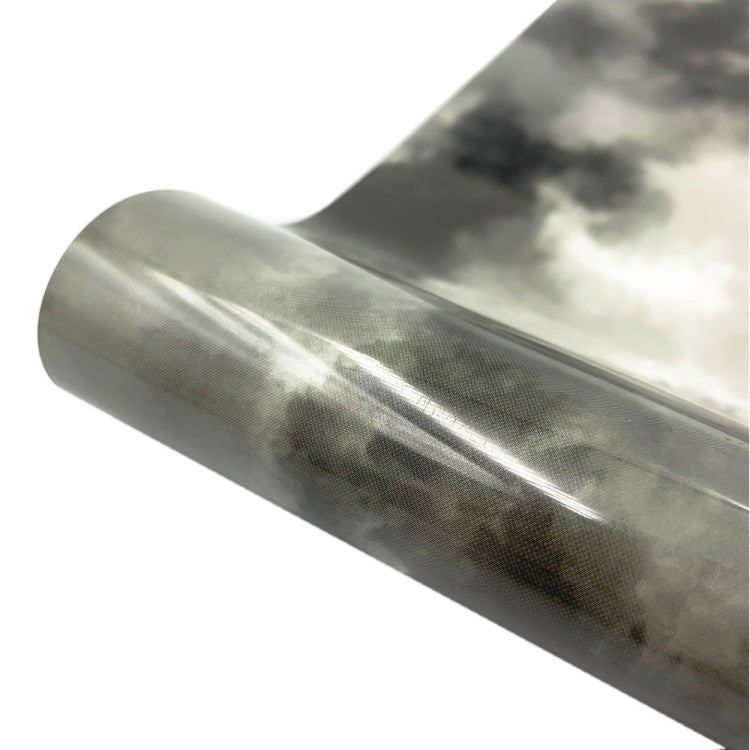 Clouds Watercolor Tie Dye Heat Transfer Vinyl Make Sign Pattern Cricut Film, 30x 50cm, 50 x 100cm