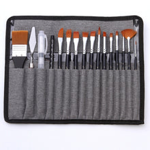 Load image into Gallery viewer, 18 In 1 Multipurpose Nylon Hair Watercolor Paintbrush Acrylic Paintbrush, Dark Blue, Light Blue