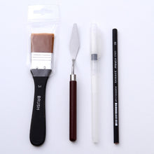 Load image into Gallery viewer, 18 In 1 Multipurpose Nylon Hair Watercolor Paintbrush Acrylic Paintbrush, Dark Blue, Light Blue