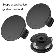 Load image into Gallery viewer, 2PCS GK04 Cordless Weeder Lawn Mower Spool Cover For Greenworks, Green, Black