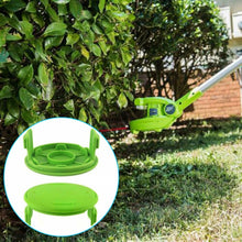 Load image into Gallery viewer, 2PCS GK04 Cordless Weeder Lawn Mower Spool Cover For Greenworks, Green, Black