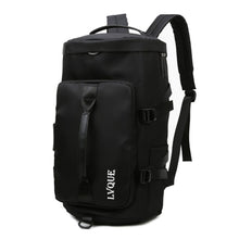 Load image into Gallery viewer, 375 Large-capacity Waterproof and Wear-resistant Crossbody Travel Backpack, Black, Fog Blue, Sky Blue, Taro Purple, Charming Purple, Cherry Pink, Light Pink, Jelly Green