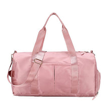 Load image into Gallery viewer, 20200 Large Capacity Waterproof Sports Fitness Messenger Bag, Size:, S (Black), S (Pink), S (Wine Red), S (Light Purple), S (Fruit Green), S (Light Blue), S (Dark Blue), L (Light Grey), L (Pink), L (Taro Purple), L (Light Blue), L (Fruit Green), L (Bla...