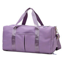 Load image into Gallery viewer, 20200 Large Capacity Waterproof Sports Fitness Messenger Bag, Size:, S (Black), S (Pink), S (Wine Red), S (Light Purple), S (Fruit Green), S (Light Blue), S (Dark Blue), L (Light Grey), L (Pink), L (Taro Purple), L (Light Blue), L (Fruit Green), L (Bla...