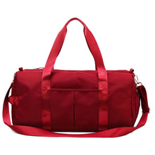 Load image into Gallery viewer, 20200 Large Capacity Waterproof Sports Fitness Messenger Bag, Size:, S (Black), S (Pink), S (Wine Red), S (Light Purple), S (Fruit Green), S (Light Blue), S (Dark Blue), L (Light Grey), L (Pink), L (Taro Purple), L (Light Blue), L (Fruit Green), L (Bla...