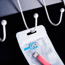 Load image into Gallery viewer, 100 PCS  USB Cable Packaging Bag Data Cable Bag Ziplock Bag