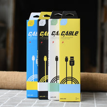 Load image into Gallery viewer, 50 PCS Data Cable Packaging Carton Mobile Phone Charging Cable Storage Box