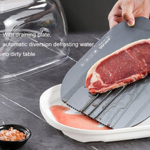 Load image into Gallery viewer, Frozen Food Quick Thaw Tray Thaw Plate, Quick Thaw Tray(Gray), Quick Thaw Tray(Golden)