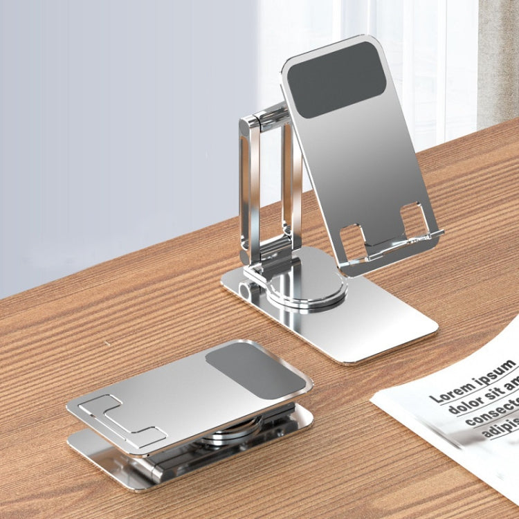 Portable Mobile Phone Tablet Desktop Stand, K5 Silver, All Metal Silver, All Metal Gray, Square Swivel Silver, Square Swivel Dark Gray