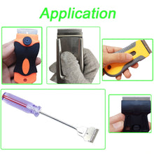 Load image into Gallery viewer, 100 PCS A25 Car Film Mobile Phone Screen Auxiliary Tool Single Sided Stainless Steel Blade